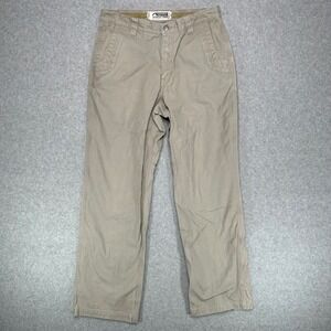 Mountain Khakis Mens 32x32 Relaxed Fit Cotton Canvas Pants Khaki Tan Outdoor